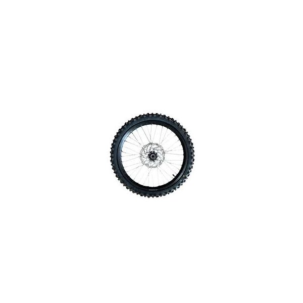 Complete Front Wheel (19in, Tyre Fitted) - VoltTrail electric dirt bike